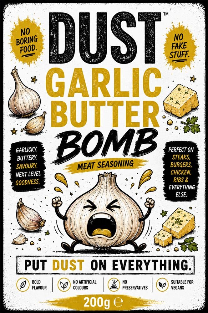 Garlic Butter Bomb DUST seasoning pouch