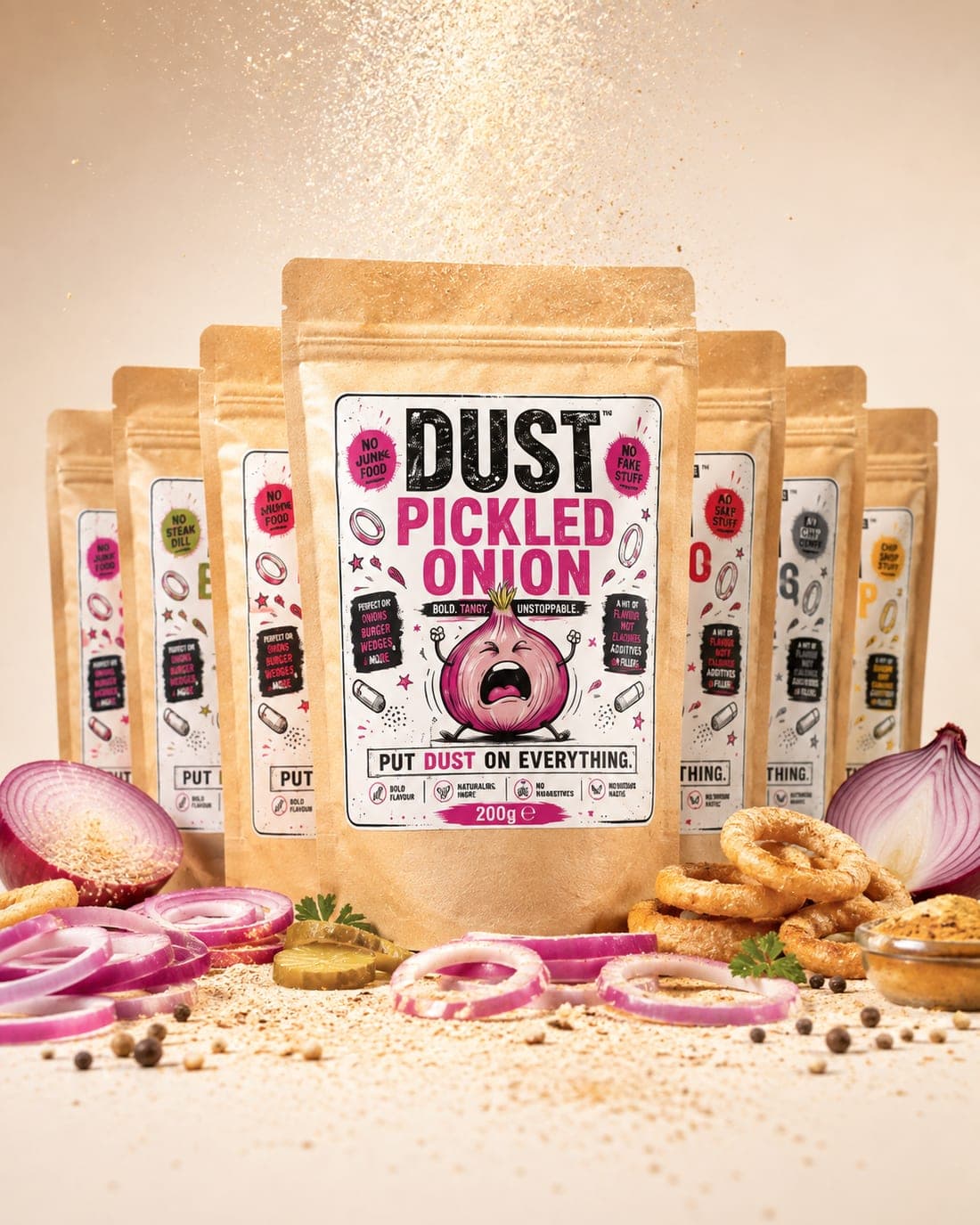 DUST seasoning range